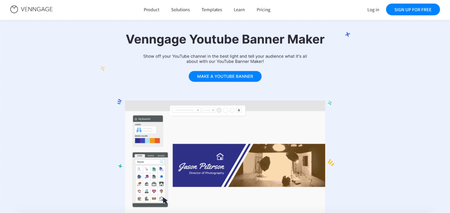 YouTube banner maker